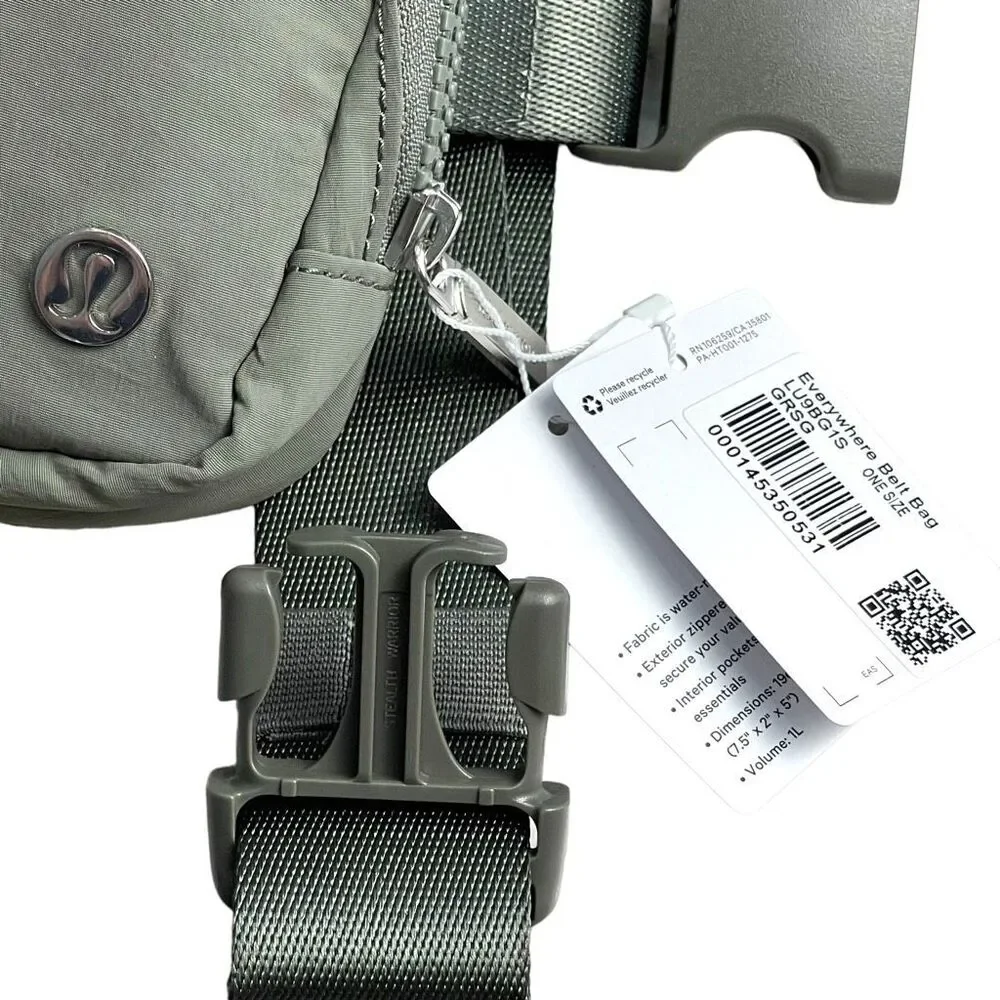 Lululemon Everywhere Belt Bag 1L Gray Sage New With Tags